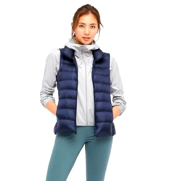 Down Vest Women Ultra Light Down Hooded Coat Uniqlo Uniqlo Women